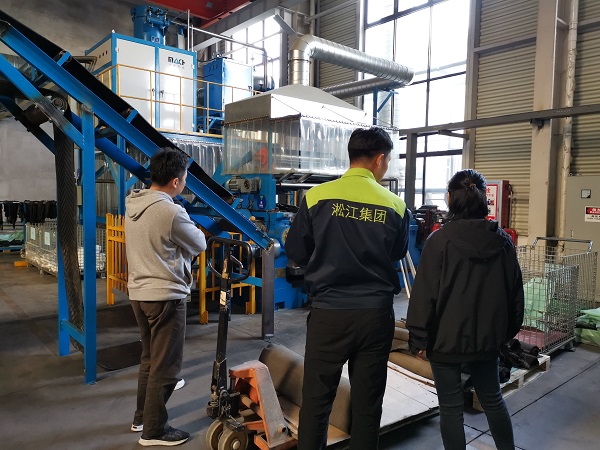 橡膠接頭客戶到南通工廠參訪 橡膠接頭客戶到南通工廠參訪